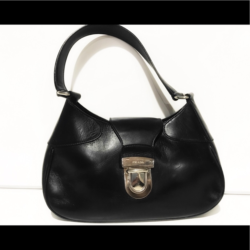 Leather Prada Shoulder Bag